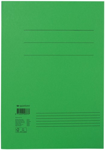 Dossiermap Quantore folio 250gr groen