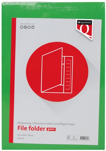 Dossiermap Quantore folio 320gr groen-2