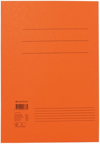 Dossiermap Quantore folio 320gr oranje
