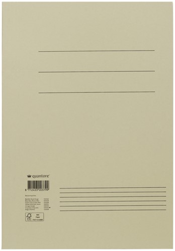 Dossiermap Quantore folio 320gr grijs