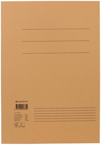 Dossiermap Quantore folio 250gr chamois