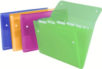 Sorteermap Rexel Ice 13-vaks transparant-2