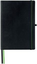 Notitieboek Leitz Complete A4 lijn 160 pagina's 100gr zwart