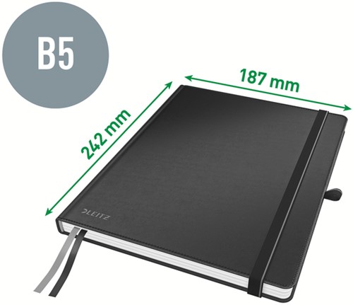 Notitieboek Leitz Complete hardcover iPad 10" gelinieerd zw-2