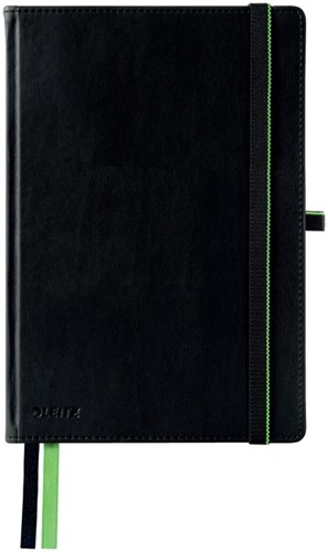 Notitieboek Leitz Complete hardcover A5 gelinieerd zwart