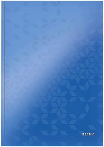Notitieboek Leitz WOW A4 gelinieerd blauw
