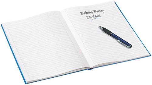 Notitieboek Leitz WOW A5 gelinieerd blauw-2