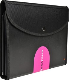 Sorteermap Exacompta Exactive Exacfolio A4 6 vakken PP zwart-2
