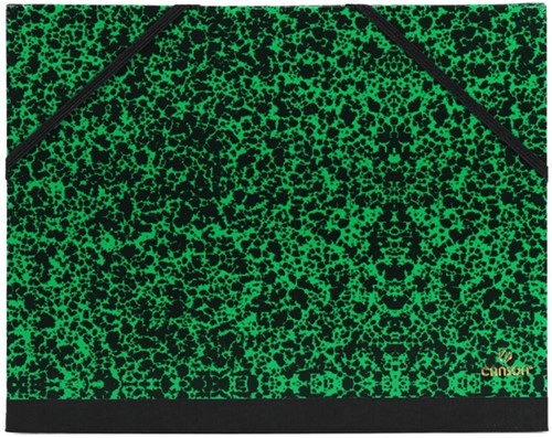Tekenmap Canson studio 28x33cm 2 elastieken groen