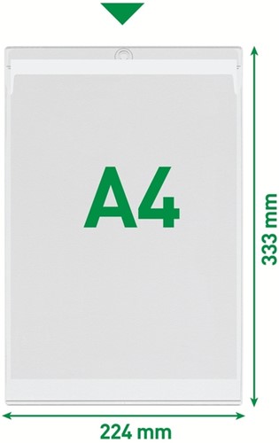 Insteekmap Leitz 4094 U-model A4 PVC 0.20mm met ophangoog-2