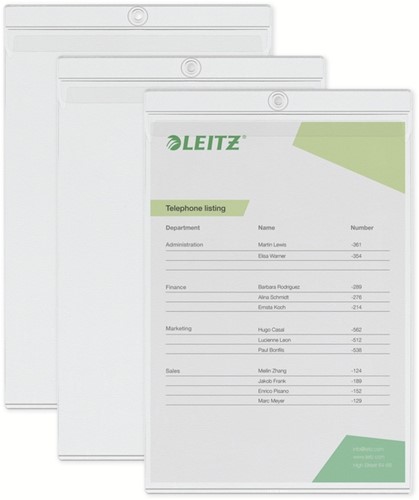 Insteekmap Leitz 4094 U-model A4 PVC 0.20mm met ophangoog-3