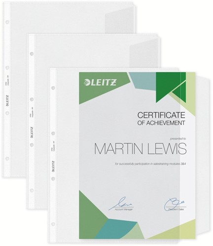 Showtas Leitz 4764 4-gaats PP 0.13mm nerf met klep-3