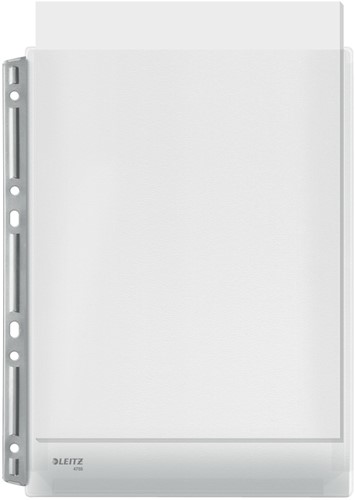 Showtas Leitz 4755 4-gaats PVC 0.17mm glad met expansievouw