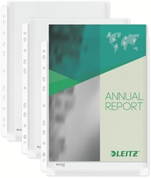 Showtas Leitz 4756 11-gaats PVC 0.17mm glad met expansievouw