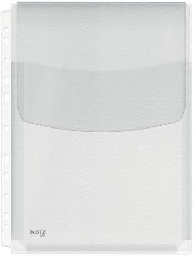 Showtas Leitz 11-gaats PVC 0.17mm glad met klep