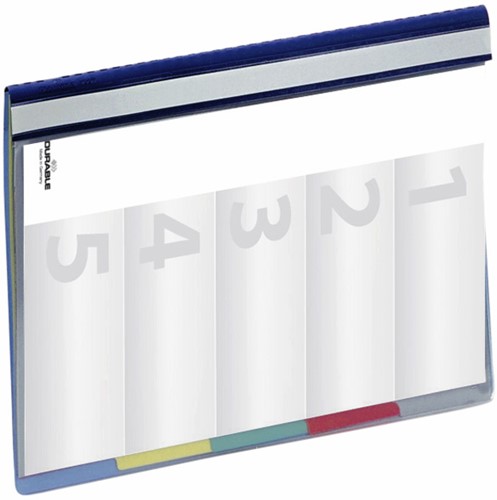 Organisatiemap Durable Divisoflex blauw