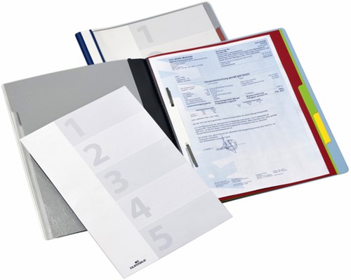 Organisatiemap Durable Divisoflex blauw-3