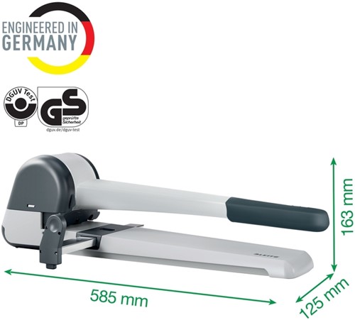 Perforator Leitz 5182 2-gaats 250vel zilver-2