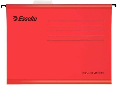 Hangmap Esselte Classic A4 V-bodem rood