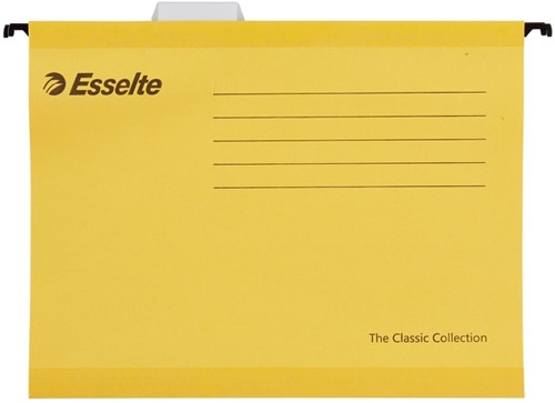 Hangmap Esselte Classic A4 V-bodem geel