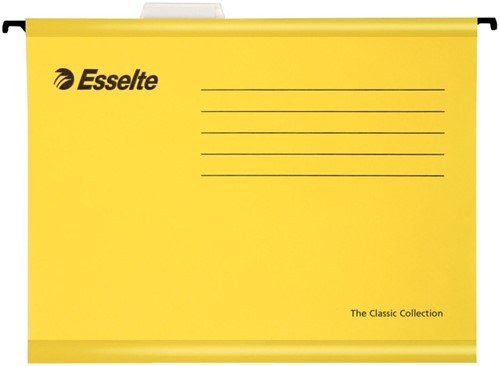 Hangmap Esselte Classic folio V-bodem geel