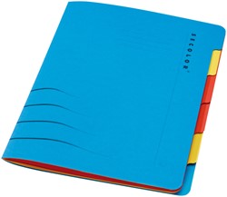 Sorteermap Jalema Secolor sixtab 6-delig blauw