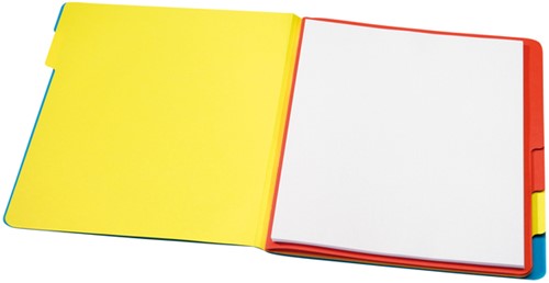 Sorteermap Jalema Secolor sixtab 6-delig blauw-2