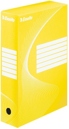 Archiefdoos Esselte Boxycolor 80mm geel