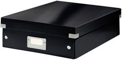 Sorteerbox Leitz WOW Click & Store 280x100x370mm zwart