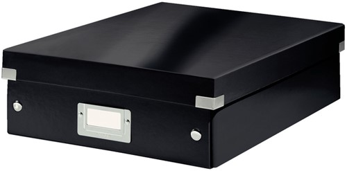 Sorteerbox Leitz WOW Click & Store 280x100x370mm zwart