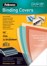 Voorblad Fellowes A4 PVC 180micron 100 stuks-2