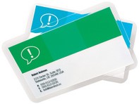 Lamineerhoes GBC creditcard 54x86mm 2x125micron 100 stuks-2