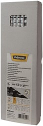 Bindrug Fellowes 8mm 21rings A4 wit 100stuks