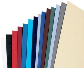 Voorblad GBC A4 lederlook rood 100stuks-3