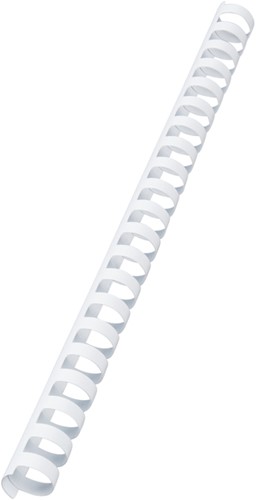 Bindrug GBC 19mm 21rings A4 wit 100stuks-3