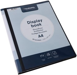 Showmap Opus 2 frontview A4 20-tassen antraciet