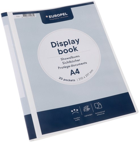 Showmap Opus 2 frontview A4 20-tassen wit