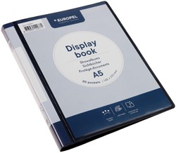 Showmap Opus 2 frontview A5 20-tassen antraciet