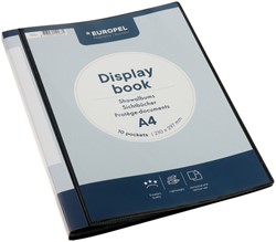 Showmap Opus 2 A4 frontview 10-tassen antraciet