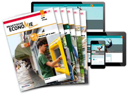 Praktische Economie - MAX –  modules+online 4 havo 4-jaar afname