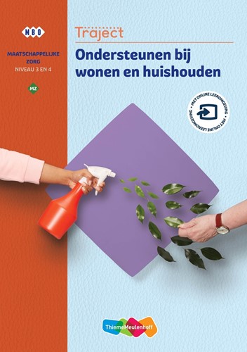 Traject MZ Ondersteunen bij wonen en huishouden niveau 3/4  boek en online (KD 2022)