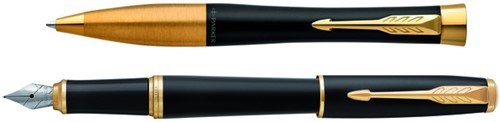 Balpen en vulpen Parker Urban MBLK GT-3