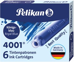 Inktpatroon Pelikan 4001 koningsblauw