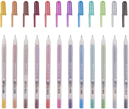 Gelschrijver Sakura Gelly Roll Metallic glans assorti