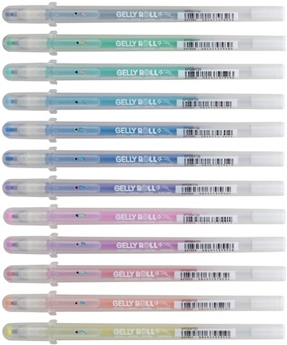 Gelschrijver Sakura Gelly Roll Stardust glitter assorti