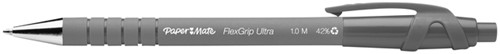 Balpen Paper Mate Flexgrip Ultra zwart medium 30+6 gratis