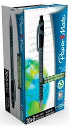 Balpen Paper Mate Flexgrip Ultra medium blauw valuepack 30+6 gratis-2