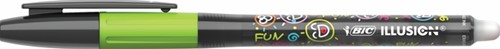 Gelschrijver Bic Gelocity illusion 0.3mm zwart-2