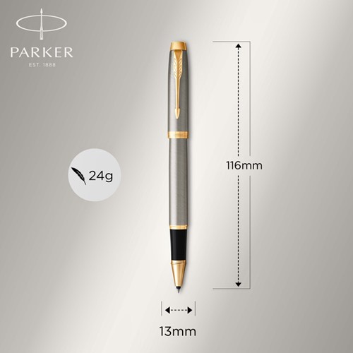 Balpen en Rollerpen Parker IM Brushed Metal GT-3