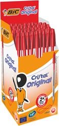 Balpen Bic Cristal rood medium